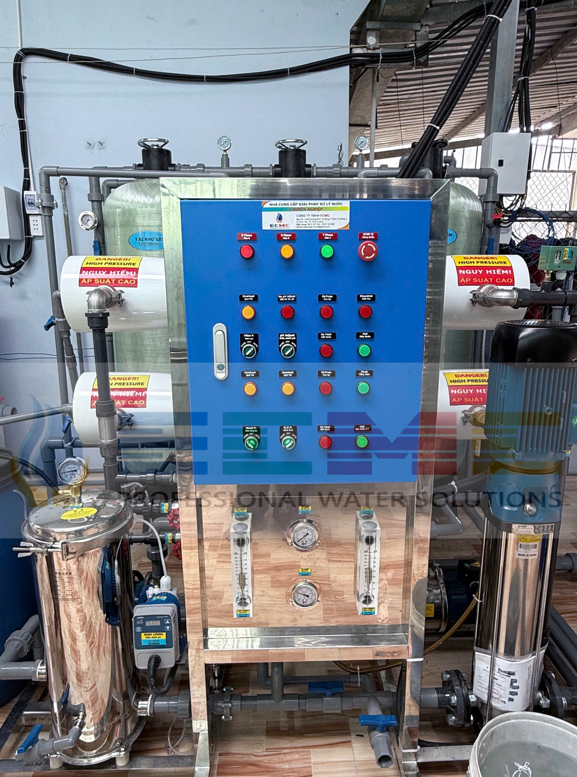 ECMC - CHUYÊN LẮP ĐẶT HỆ THỐNG XỬ LÝ NƯỚC CÔNG NGHIỆP & NƯỚC THẢI