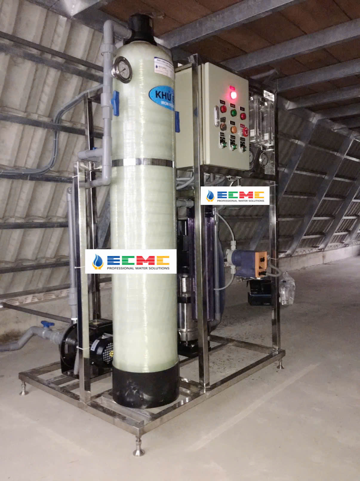 ECMC - CHUYÊN LẮP ĐẶT HỆ THỐNG XỬ LÝ NƯỚC CÔNG NGHIỆP & NƯỚC THẢI