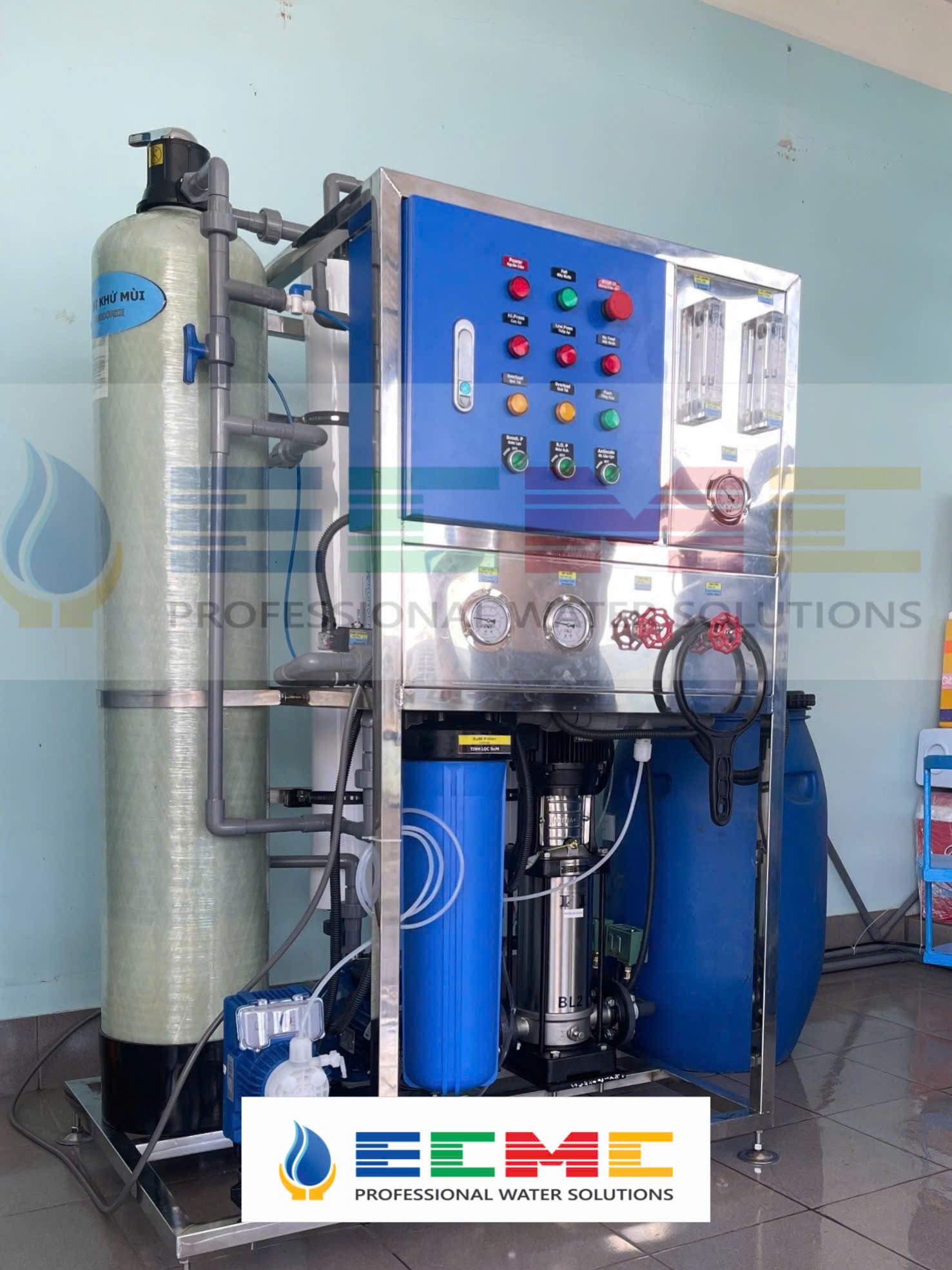 ECMC - CHUYÊN LẮP ĐẶT HỆ THỐNG XỬ LÝ NƯỚC CÔNG NGHIỆP & NƯỚC THẢI