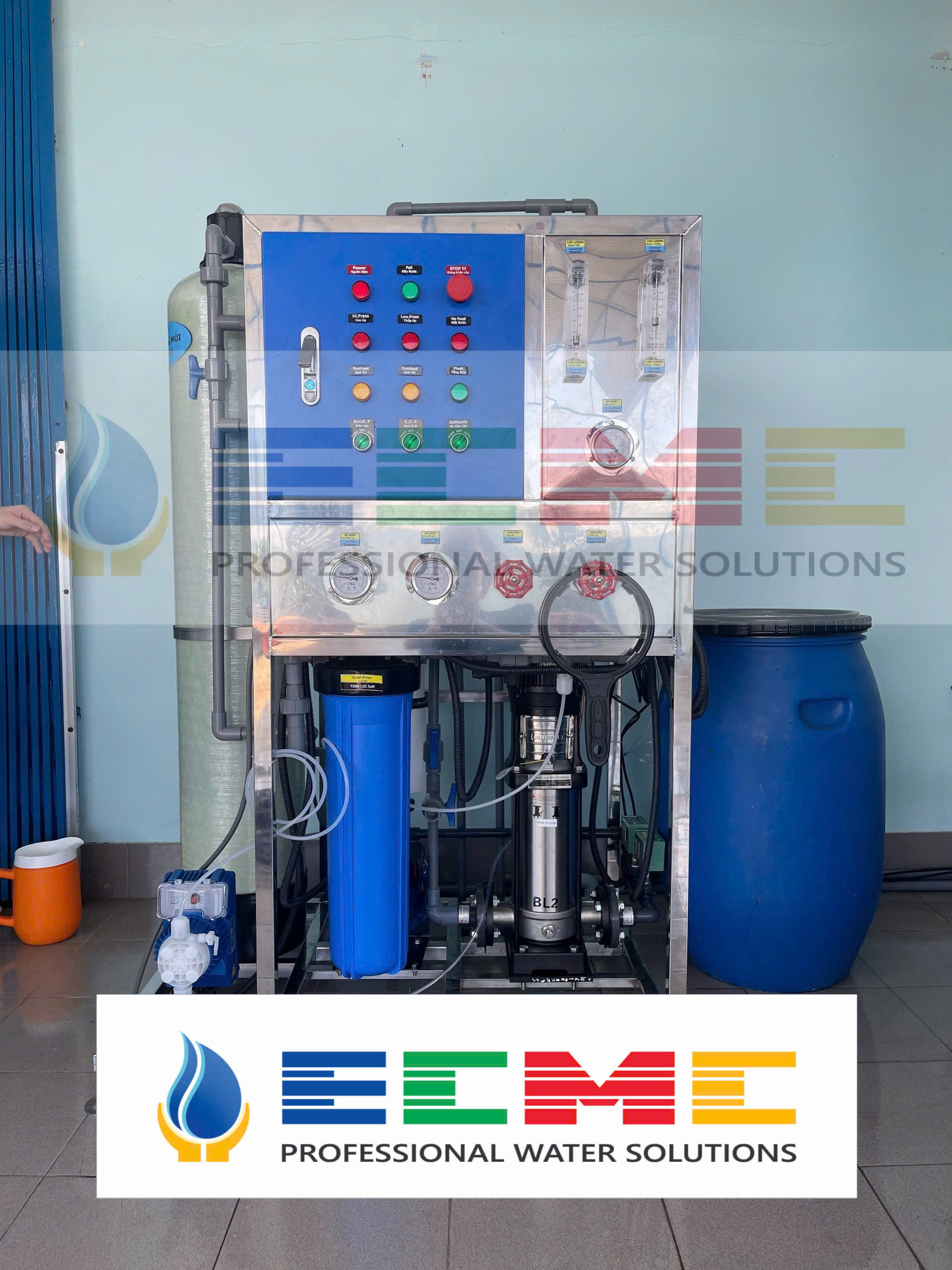 ECMC - CHUYÊN LẮP ĐẶT HỆ THỐNG XỬ LÝ NƯỚC CÔNG NGHIỆP & NƯỚC THẢI