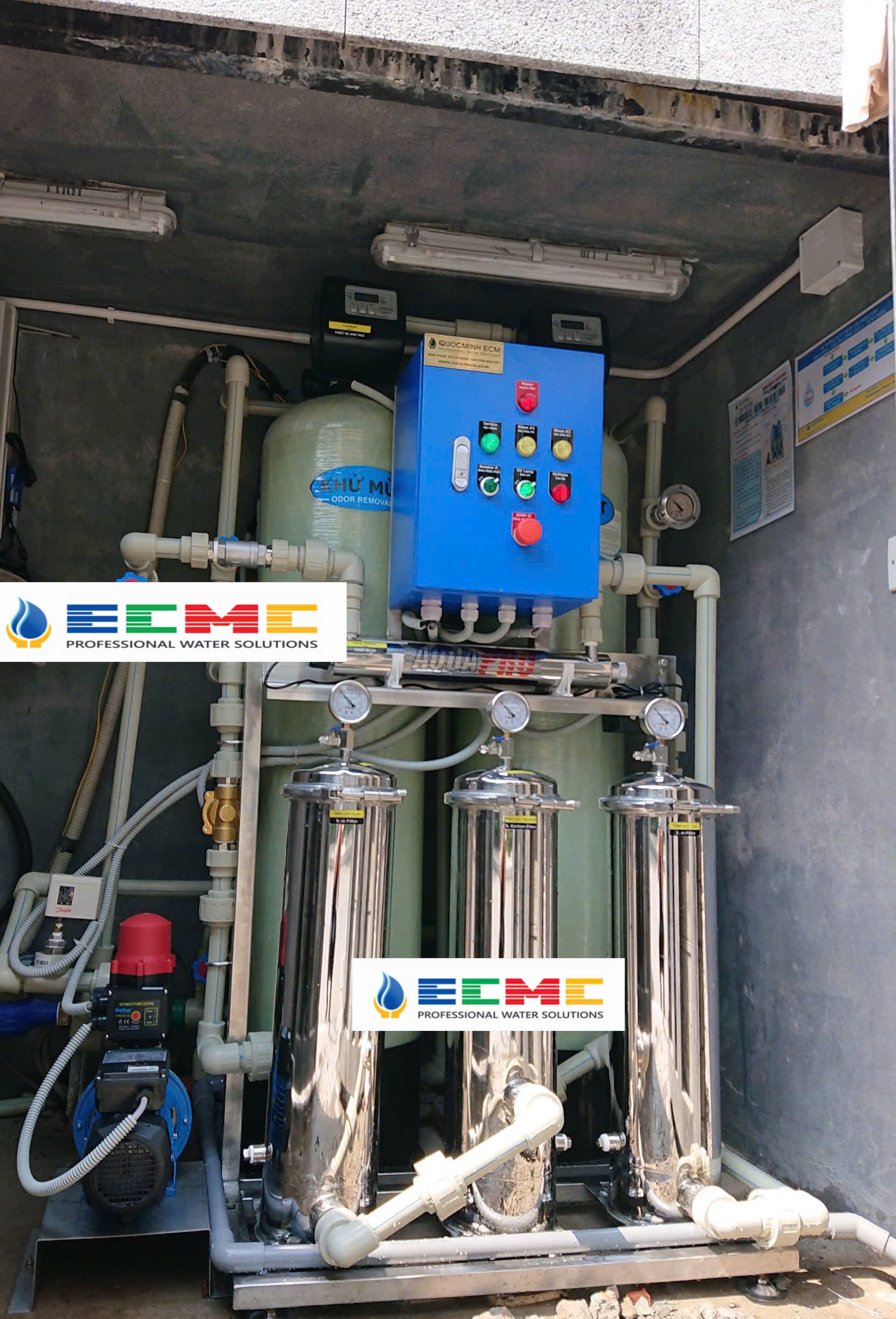 ECMC - CHUYÊN LẮP ĐẶT HỆ THỐNG XỬ LÝ NƯỚC CÔNG NGHIỆP & NƯỚC THẢI