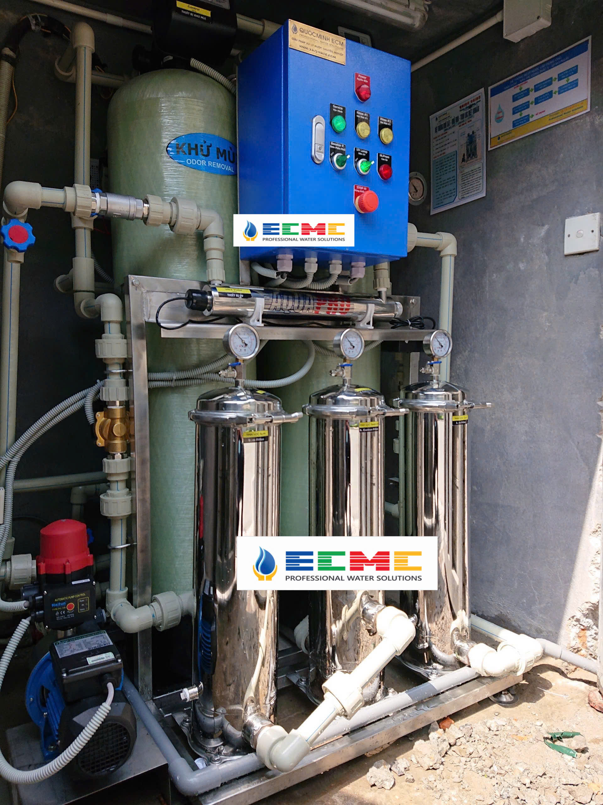 ECMC - CHUYÊN LẮP ĐẶT HỆ THỐNG XỬ LÝ NƯỚC CÔNG NGHIỆP & NƯỚC THẢI