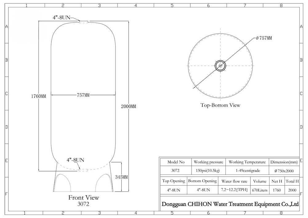 Bồn lọc composite 3072